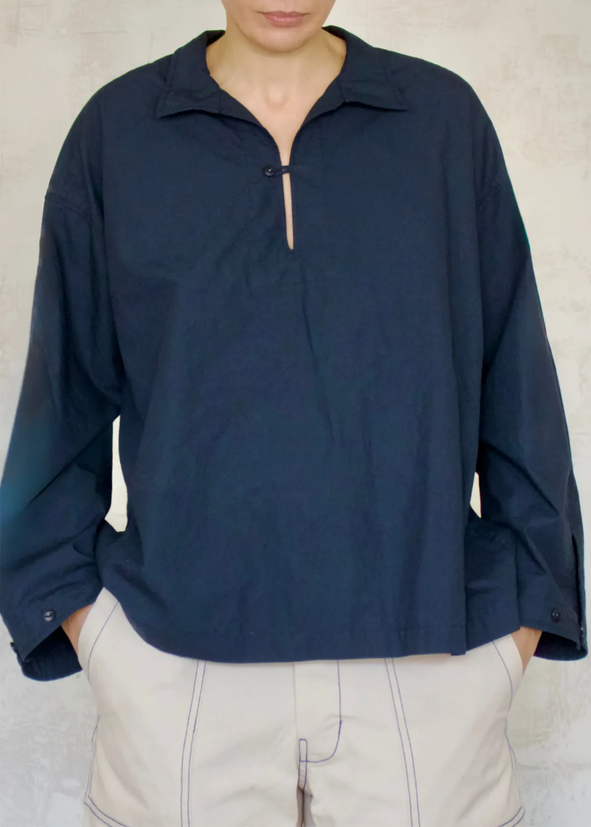 Cotton Poplin Gardener's Popover sold by Flora Animalia product image thumbnail 2