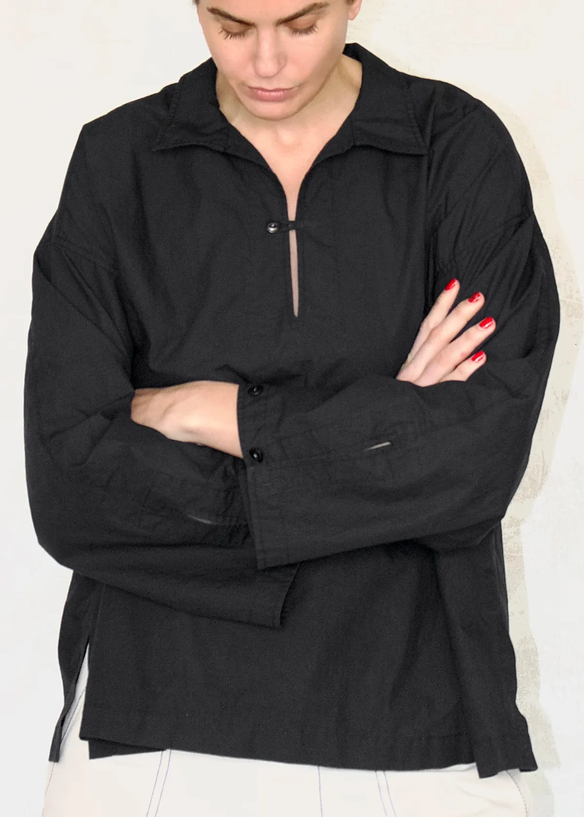 Cotton Poplin Gardener's Popover sold by Flora Animalia product image thumbnail 3