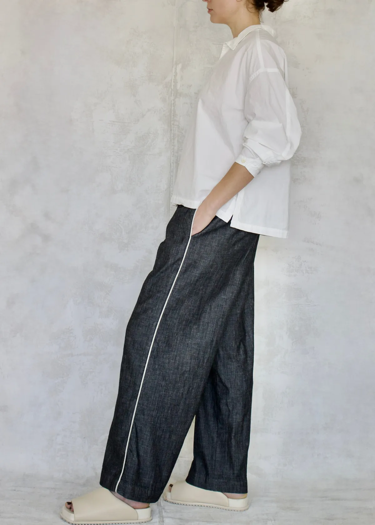 Cotton Poplin Gardener's Popover sold by Flora Animalia product image thumbnail 5