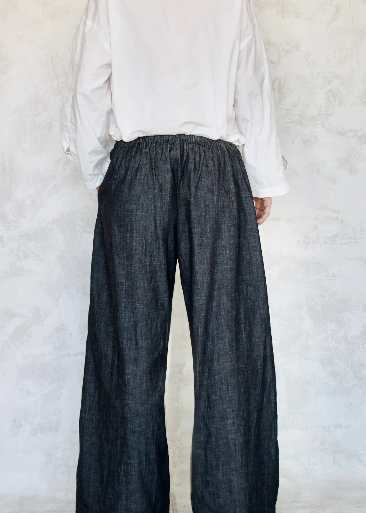 Black Denim PJ Gardener's Pant sold by Flora Animalia product image thumbnail 5