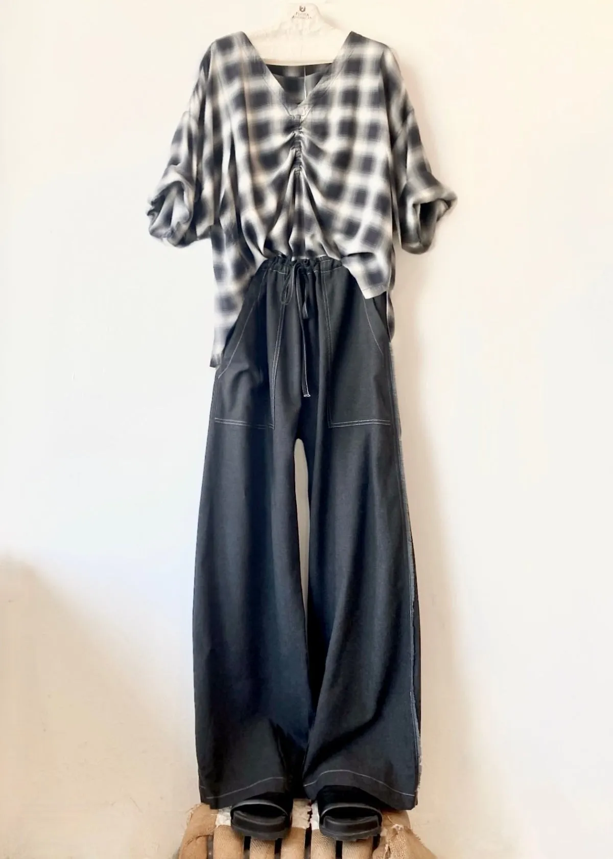Long Flannel Picker's Pant sold by Flora Animalia