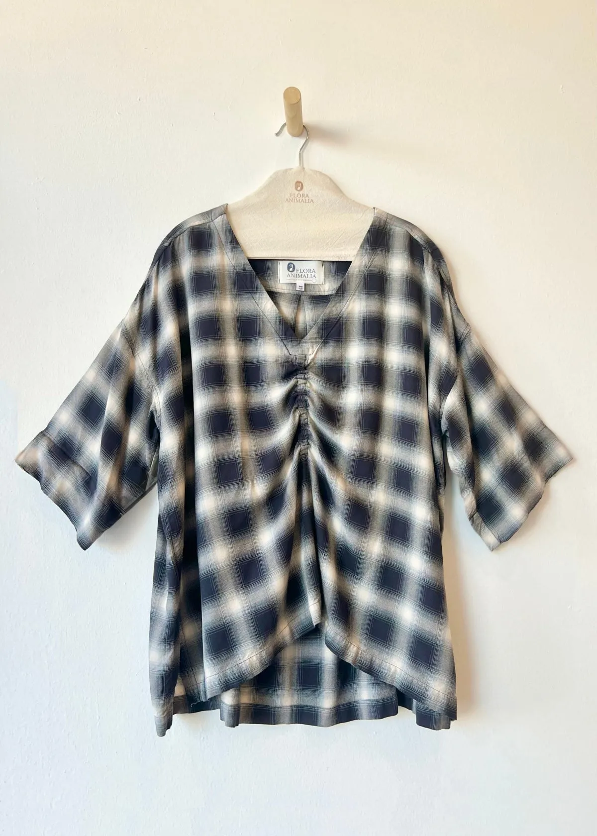 Plaid Pullstring Harvest Top sold by Flora Animalia