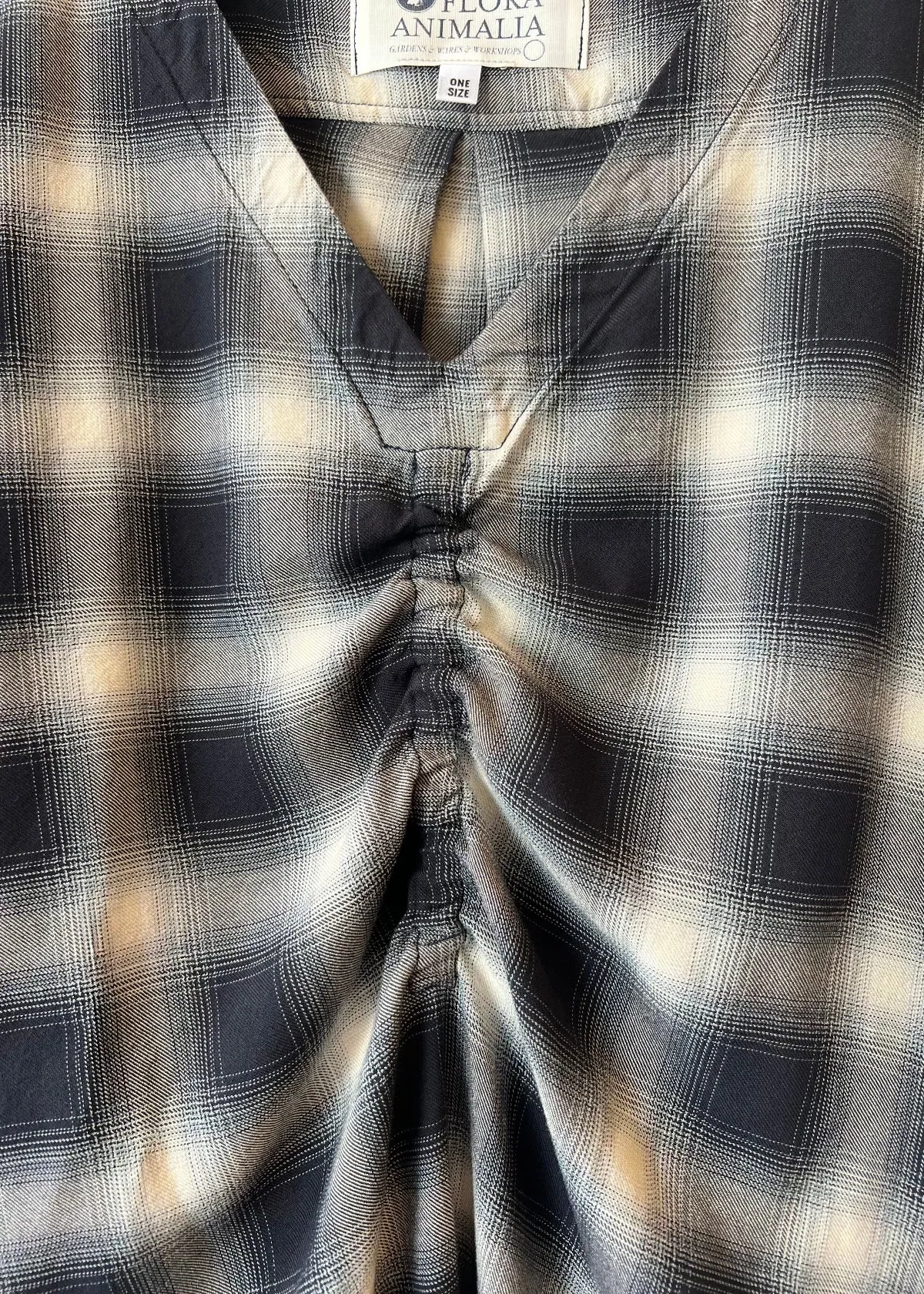 Plaid Pullstring Harvest Top sold by Flora Animalia product image thumbnail 4