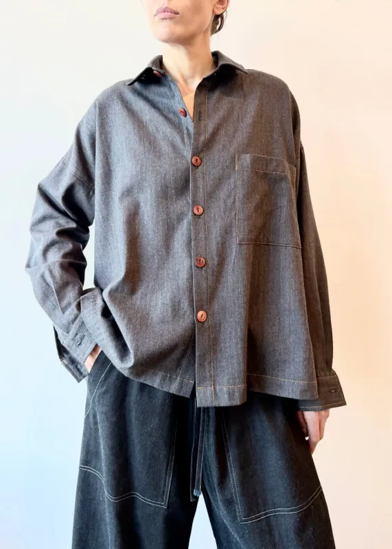 Flannel Gatherer's Shirt made by Flora Animalia