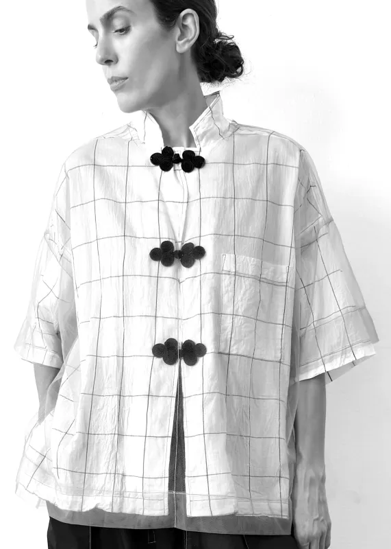 Artist Shirt - Yarn Dyed Plaid made by Flora Animalia