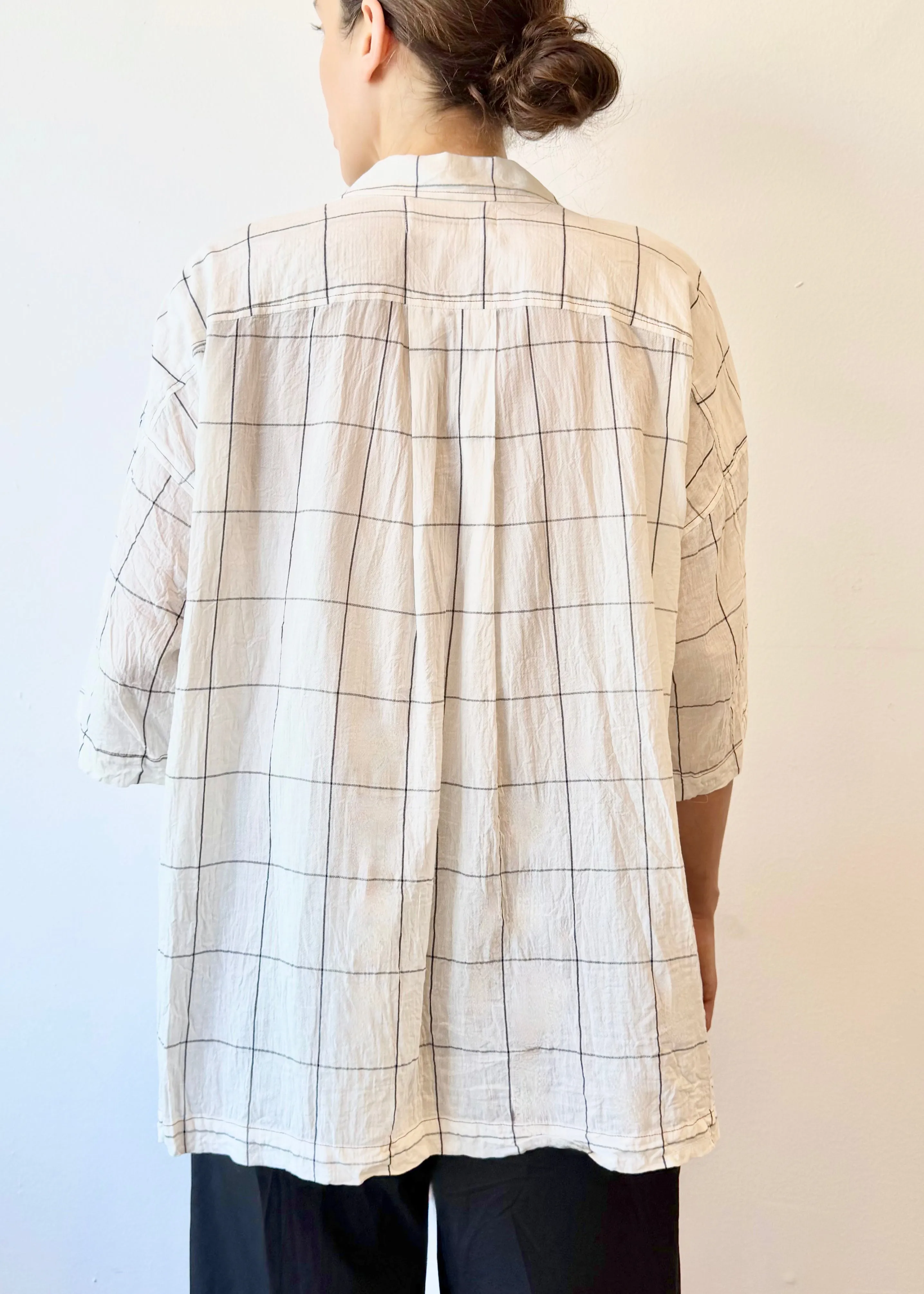 Artist Shirt - Yarn Dyed Plaid sold by Flora Animalia product image thumbnail 5