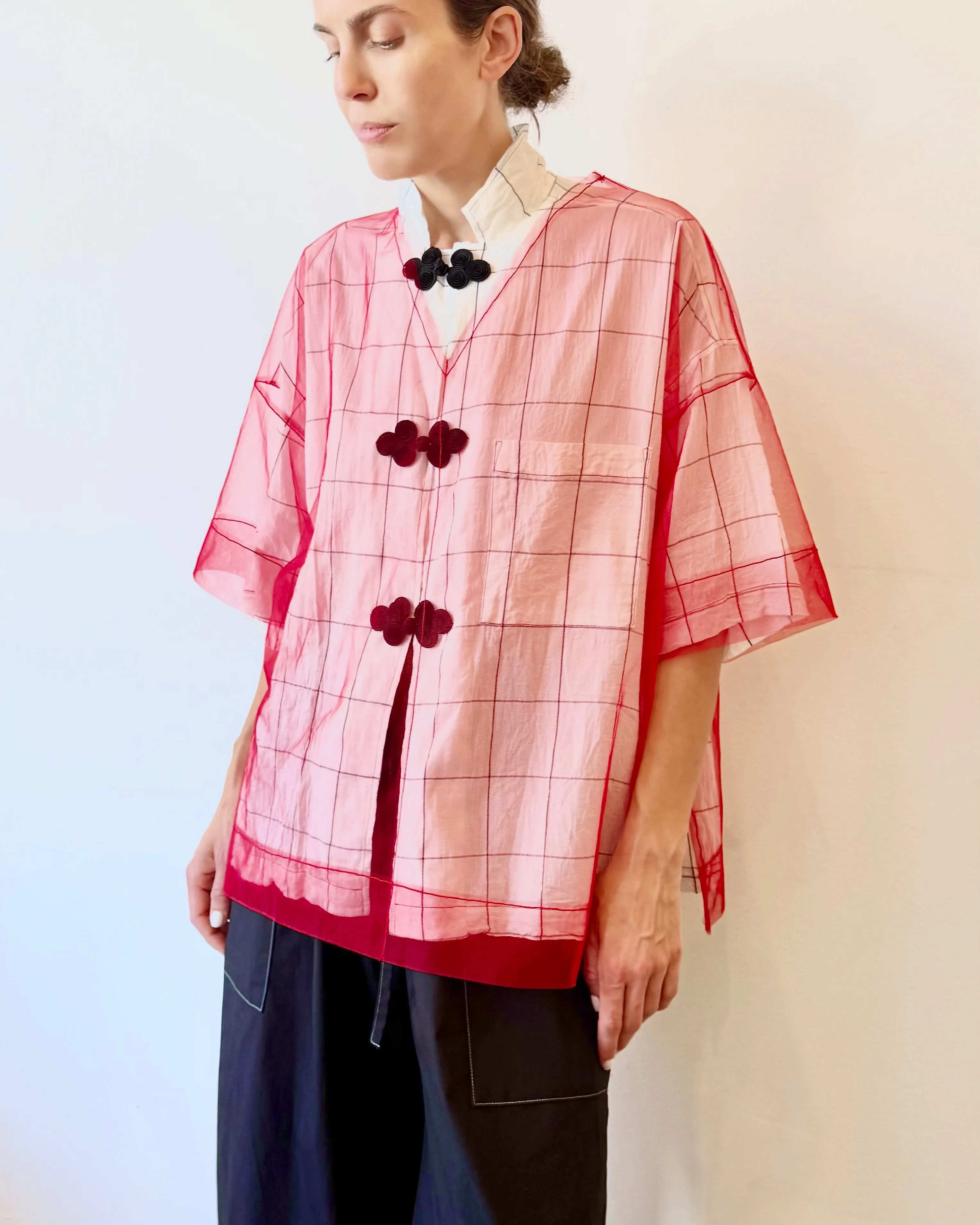 Artist Shirt - Yarn Dyed Plaid sold by Flora Animalia product image thumbnail 3