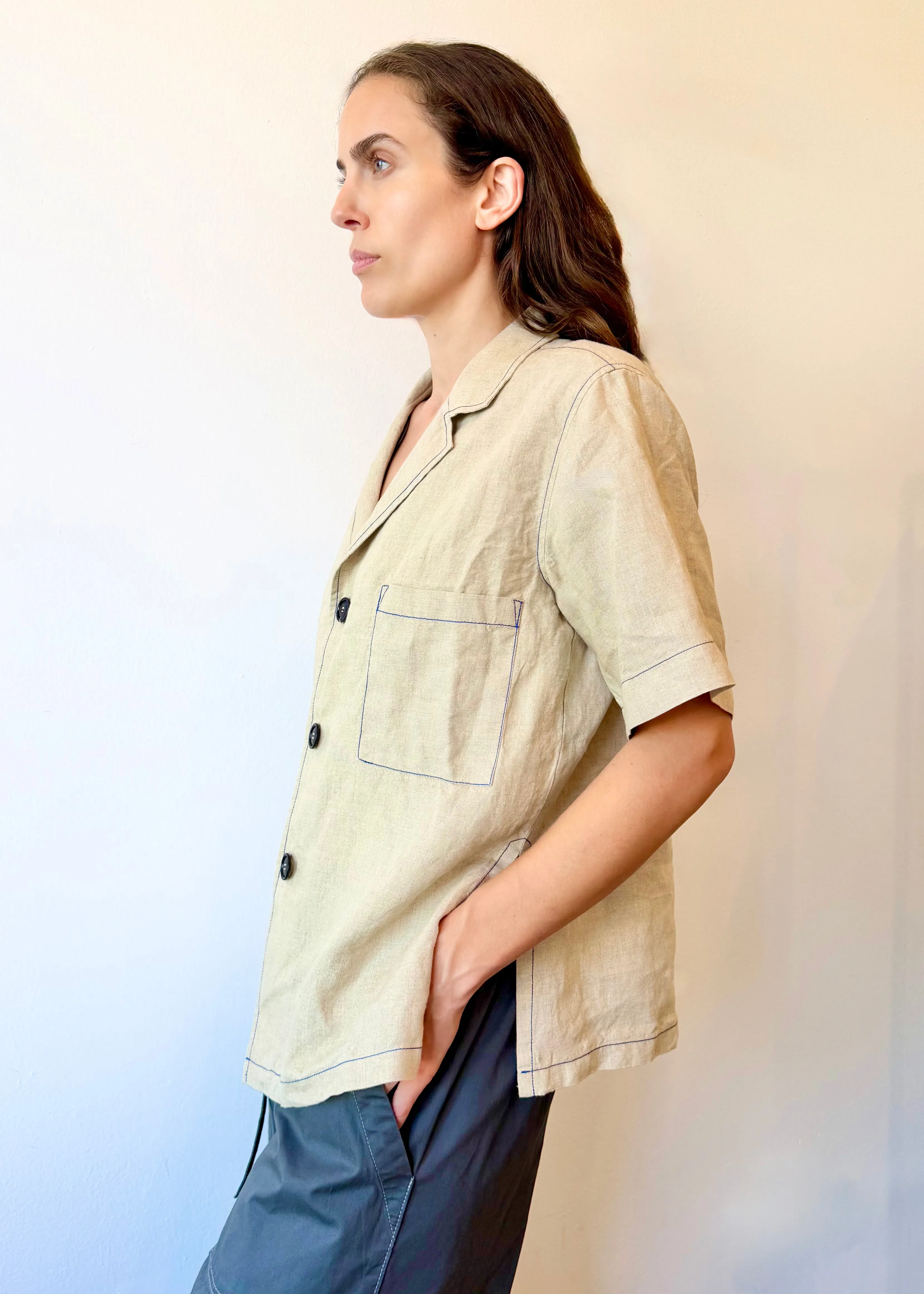 Linen Artemisia Shirt sold by Flora Animalia product image thumbnail 5