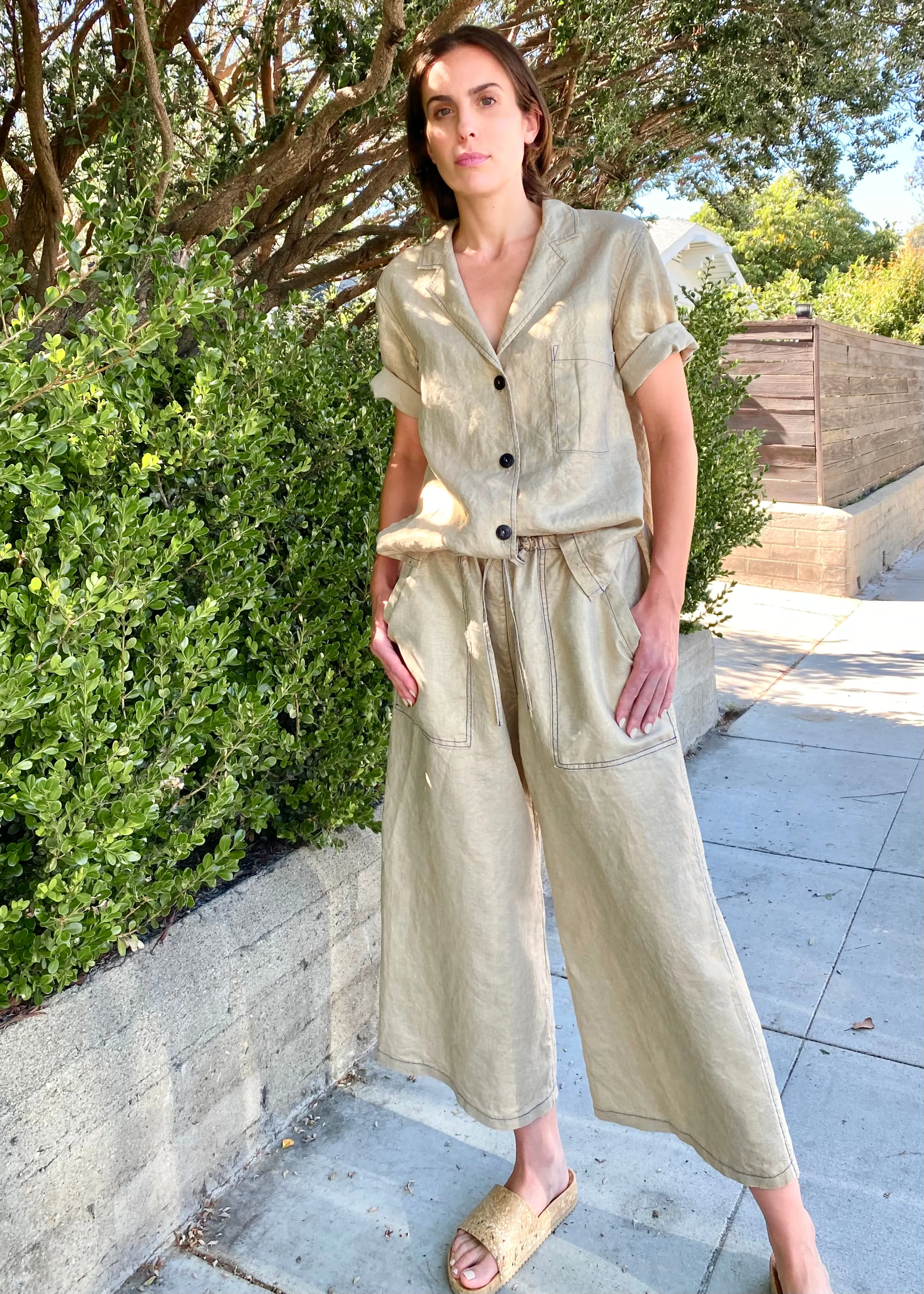 Linen Artemisia Shirt sold by Flora Animalia product image thumbnail 4