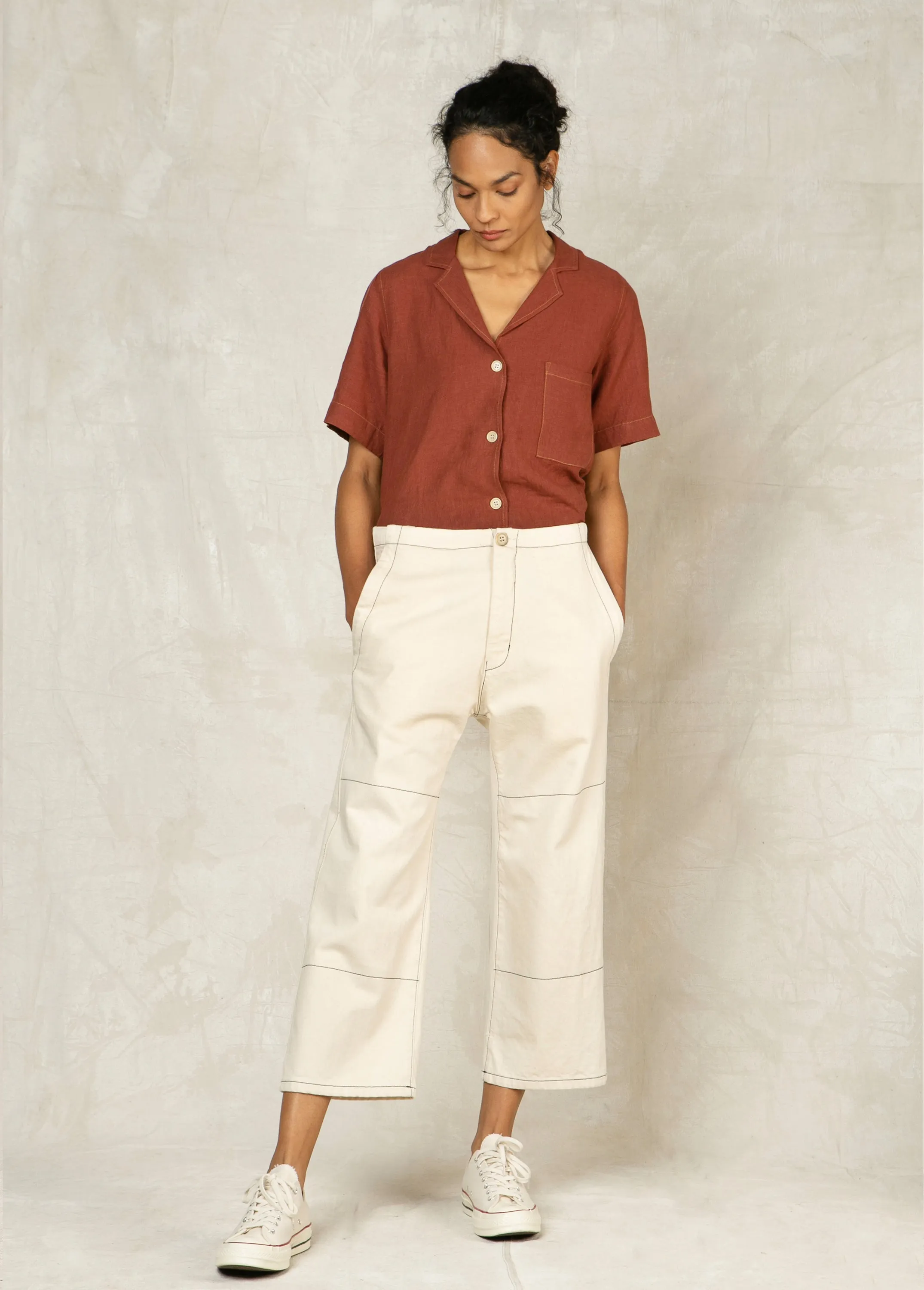 Light Weight Denim Artist's Pant sold by Flora Animalia