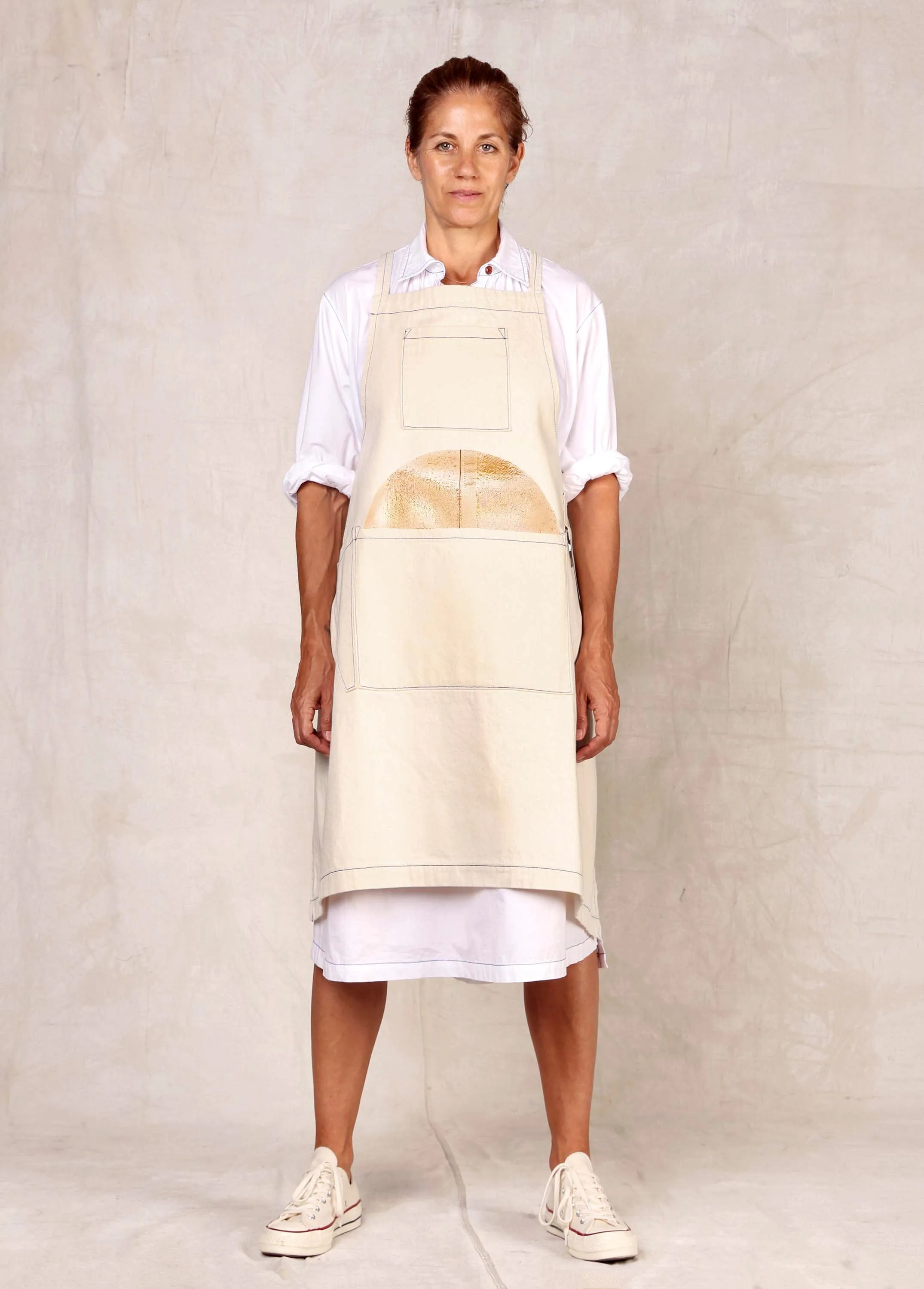Rising Sun Worker's Apron sold by Flora Animalia product image thumbnail 3