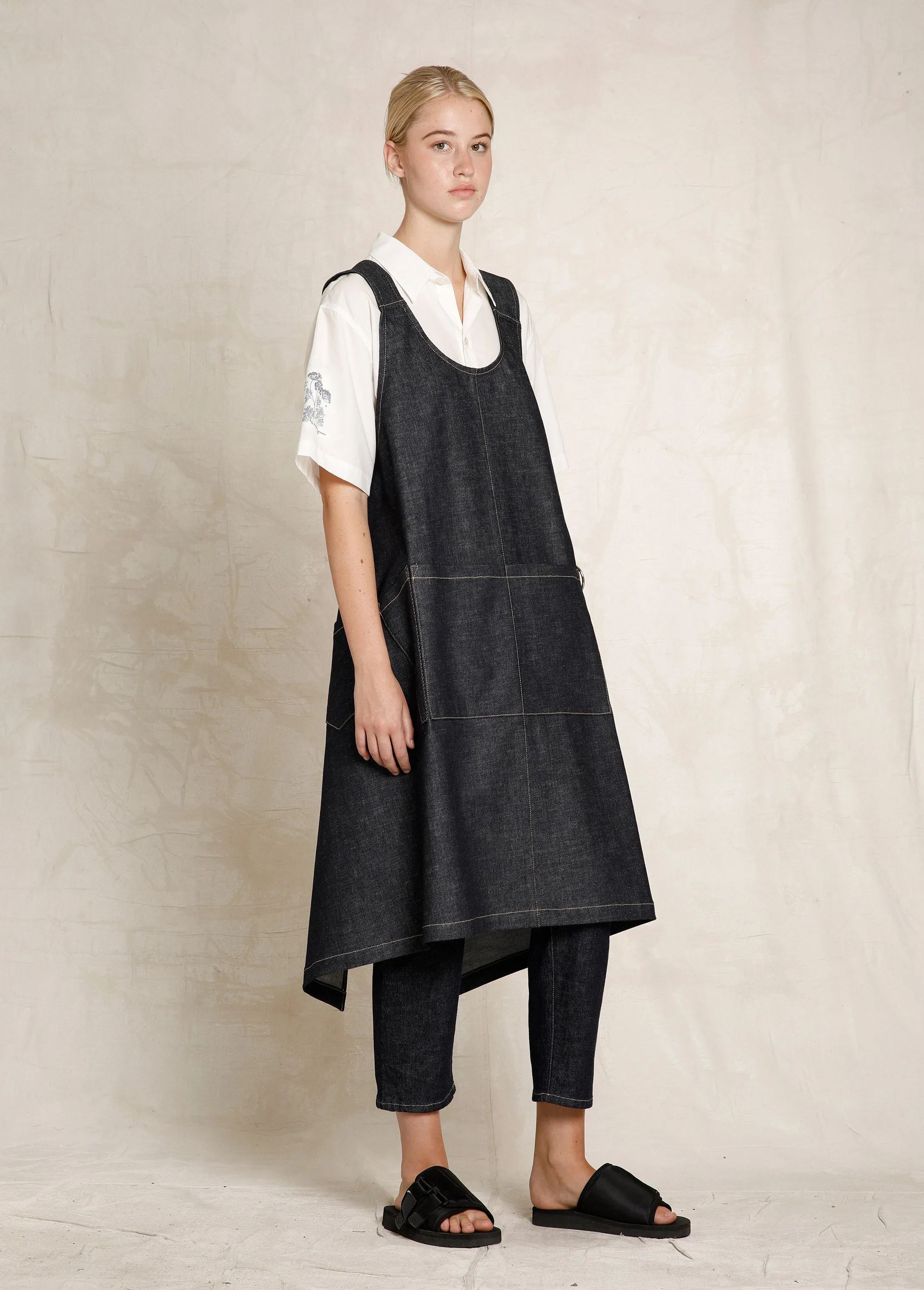 Denim Harvest Apron sold by Flora Animalia