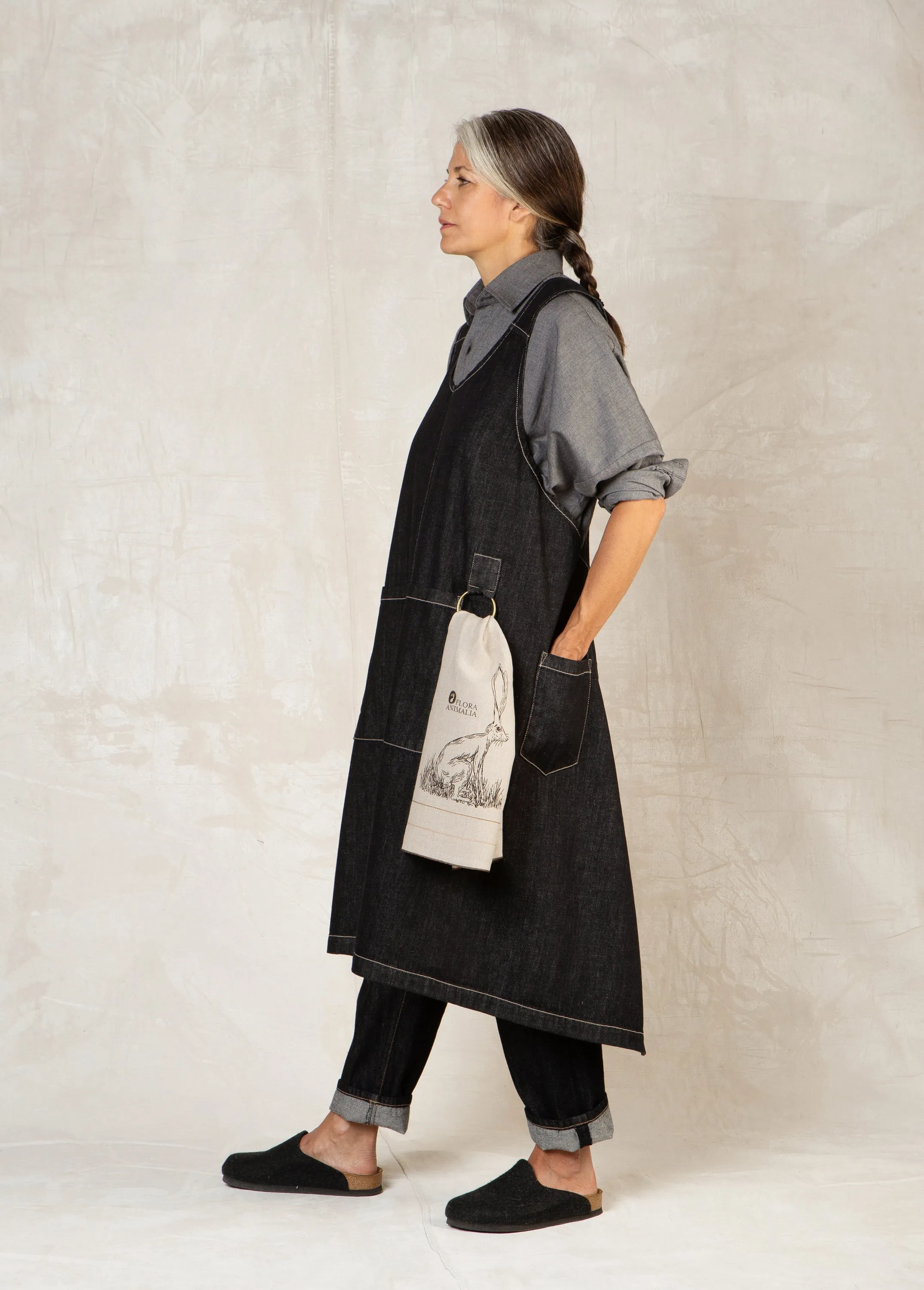 Denim Harvest Apron sold by Flora Animalia product image thumbnail 5