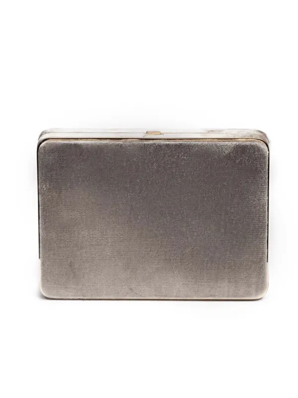 The Square Compact Case in Velvet made by Hunting Season