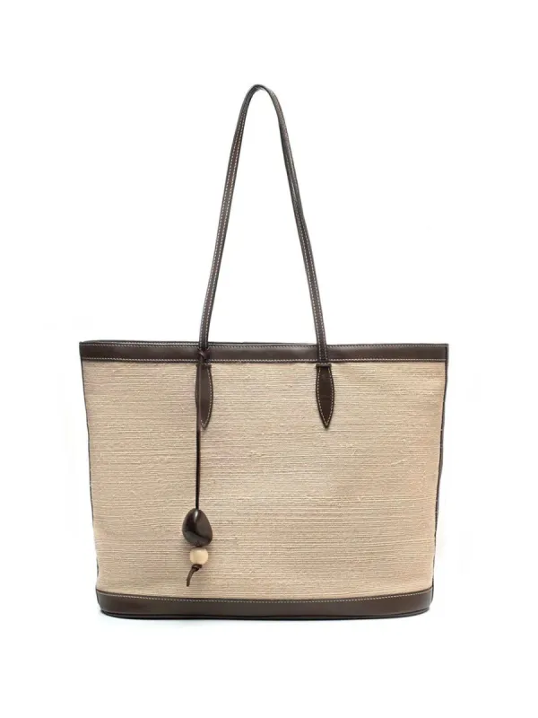 The Tote in Woven Natural Fiber sold by Hunting Season