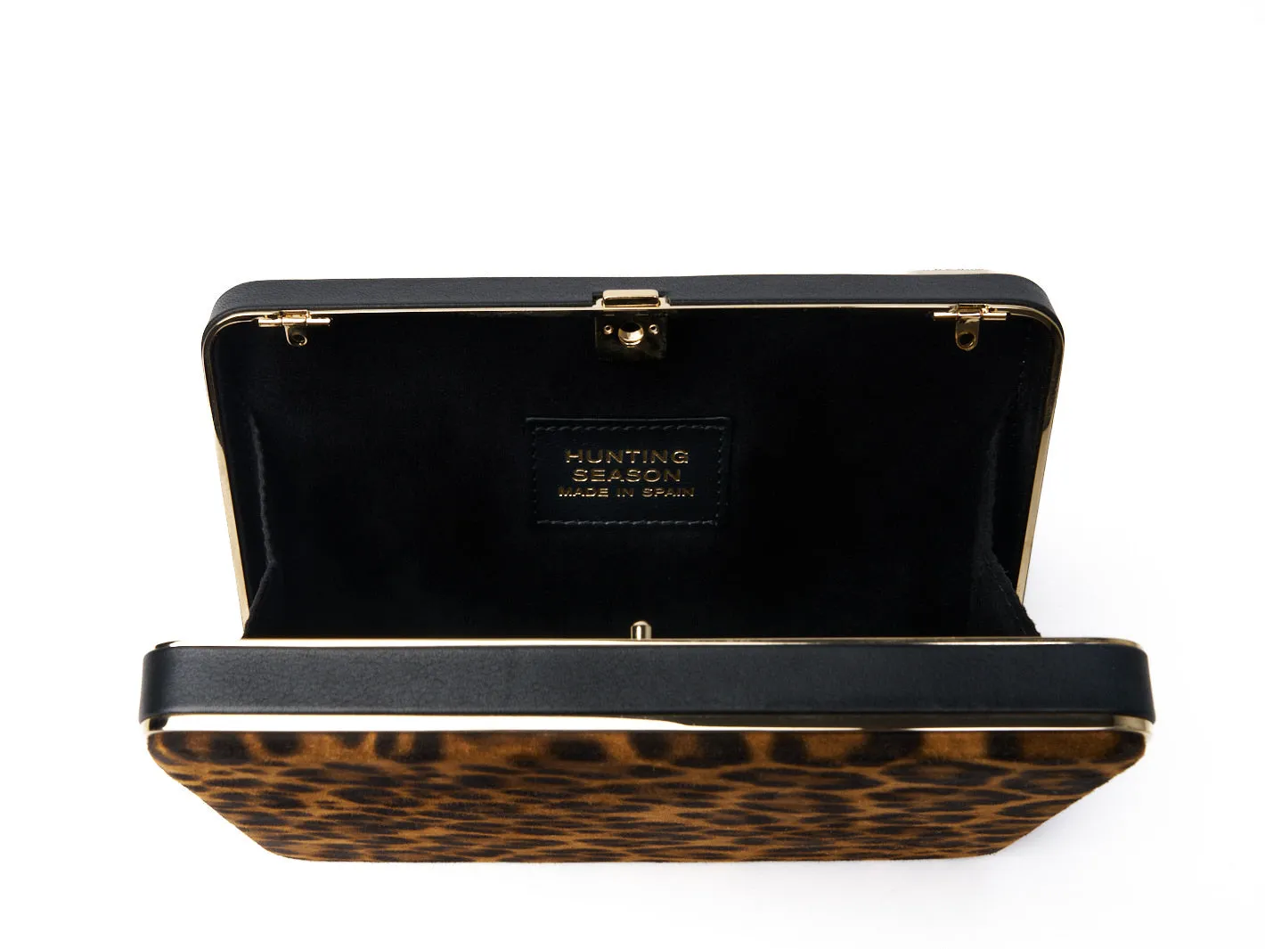 The Square Compact in Suede Leopard sold by Hunting Season product image thumbnail 5