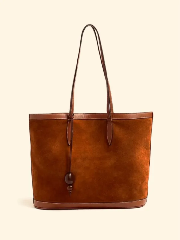The Tote in Suede sold by Hunting Season