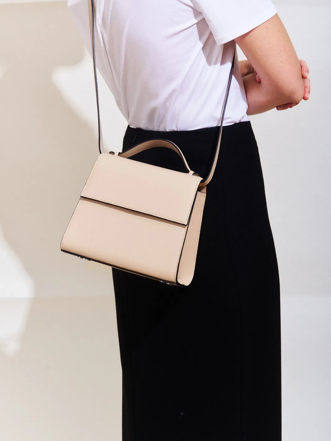 The Medium Top Handle in Nappa sold by Hunting Season product image thumbnail 2