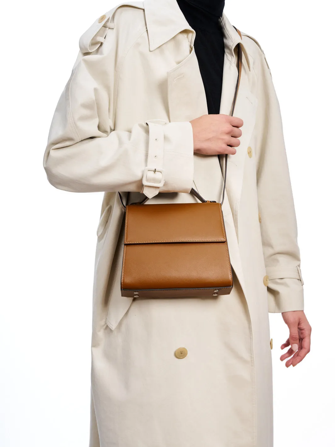 The Medium Top Handle in Nappa sold by Hunting Season product image thumbnail 4