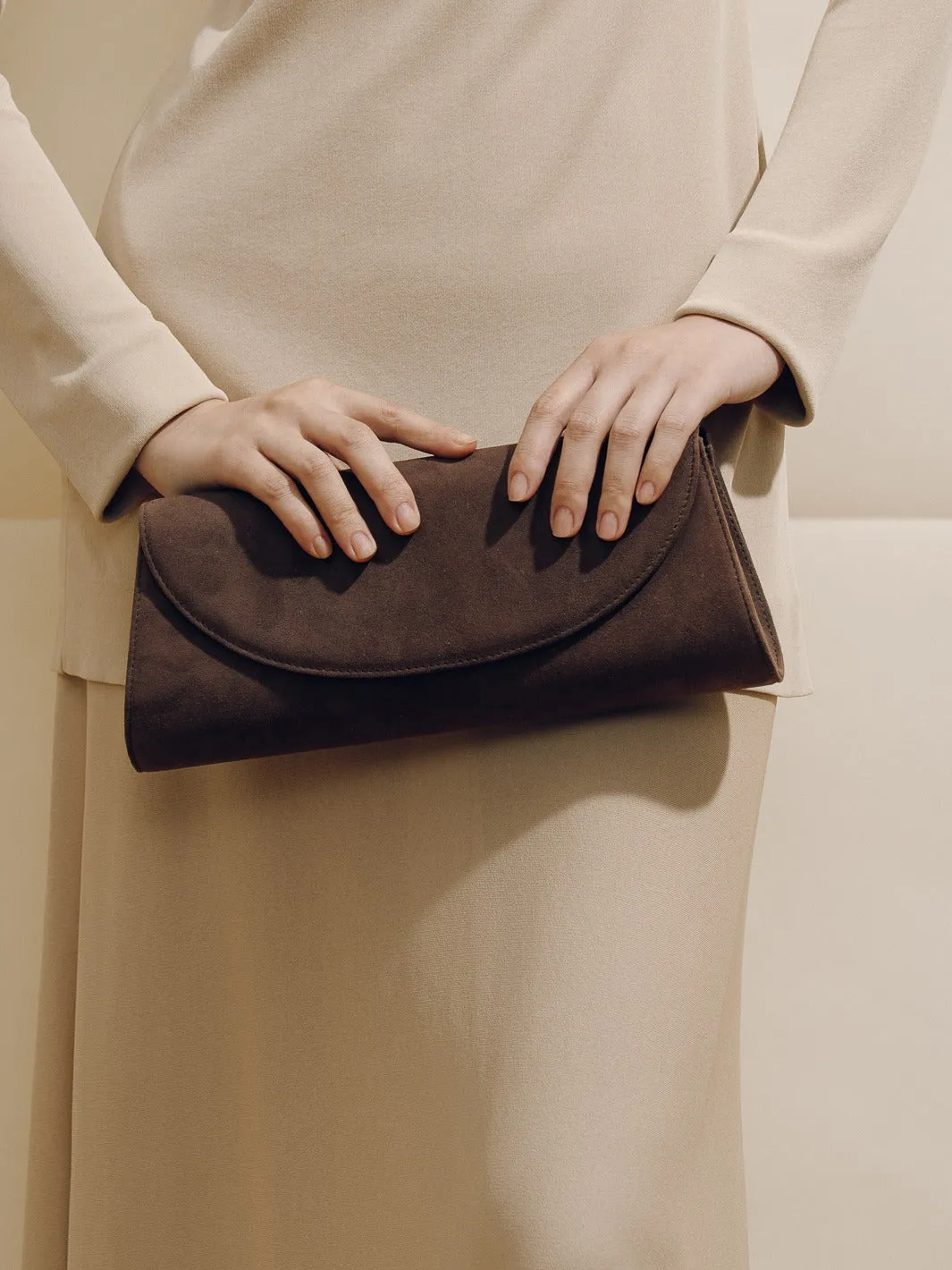The Opera Clutch in Suede sold by Hunting Season product image thumbnail 5
