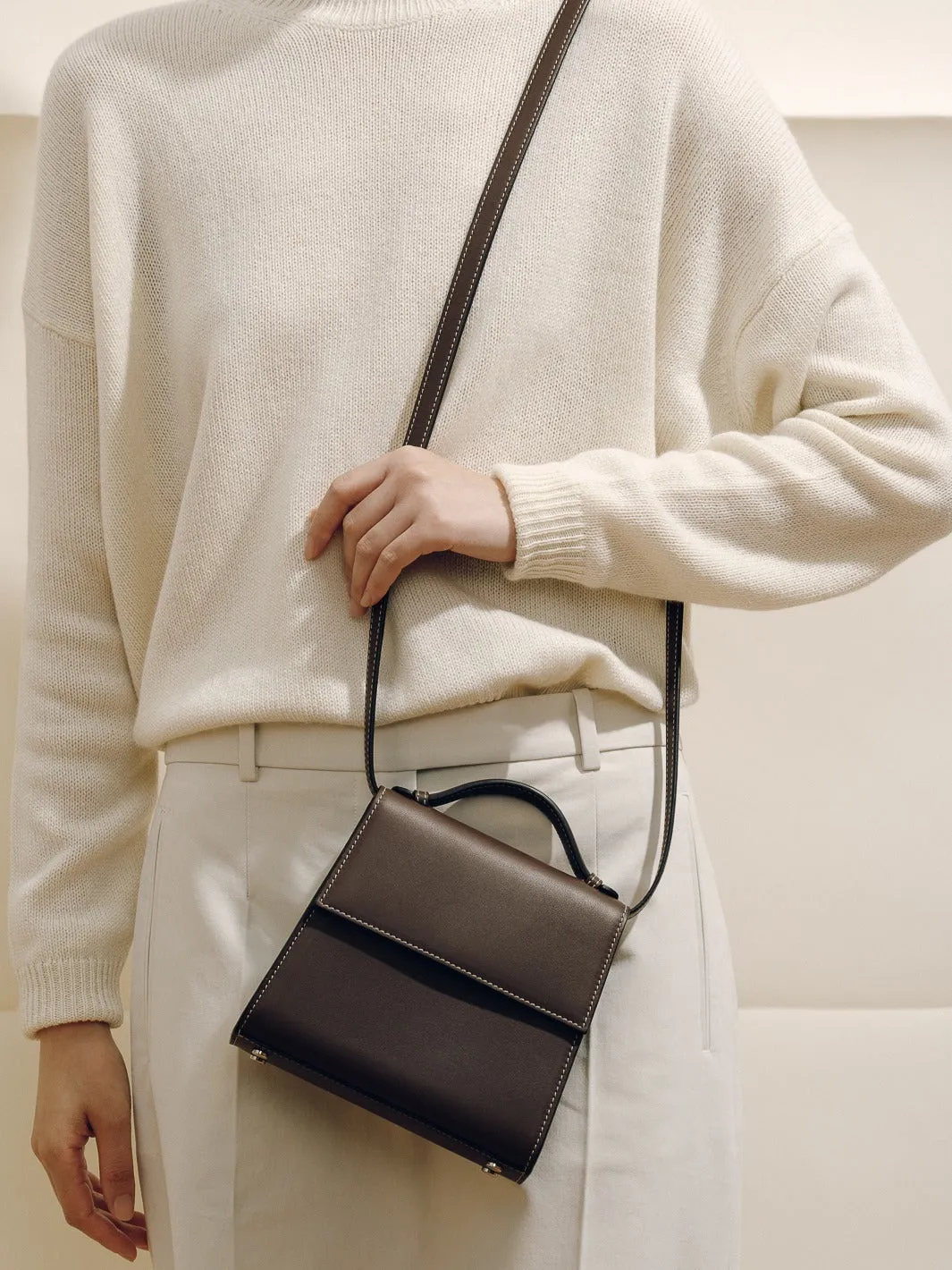 The Small Top Handle in Nappa sold by Hunting Season product image thumbnail 4