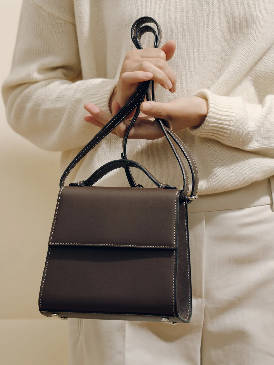 The Small Top Handle in Nappa sold by Hunting Season product image thumbnail 5