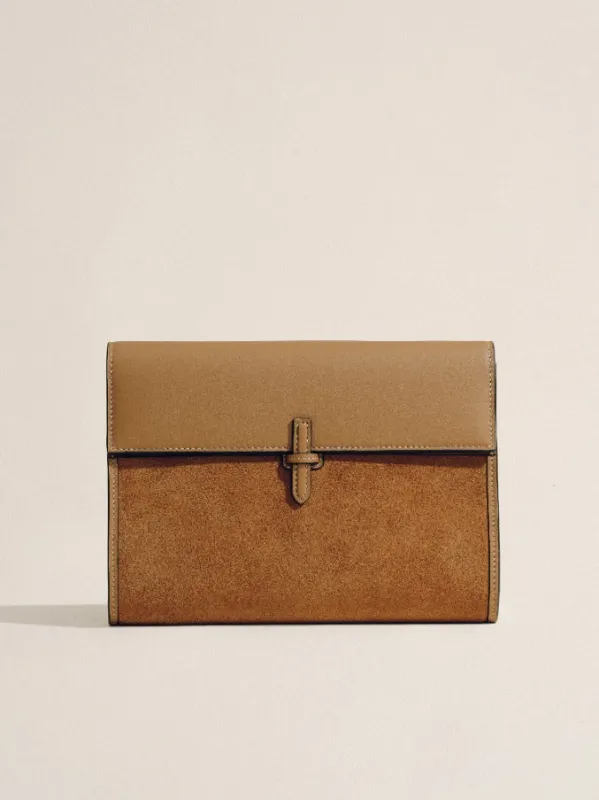 The Large Soft Clutch in Suede Pre Order sold by Hunting Season