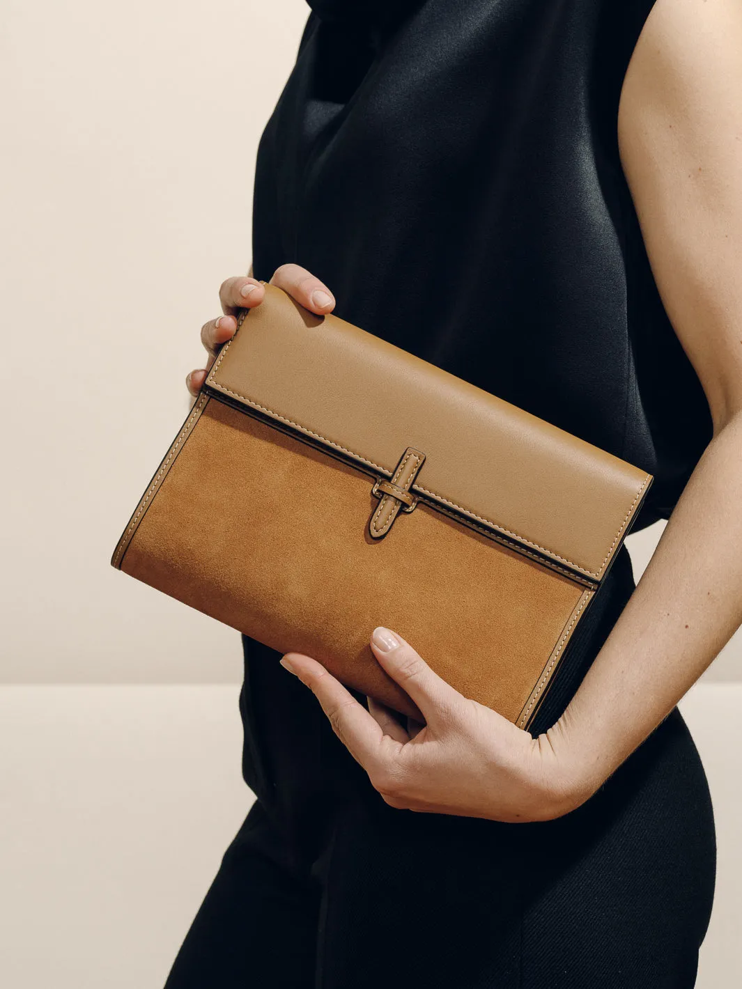 The Large Soft Clutch in Suede sold by Hunting Season product image thumbnail 2