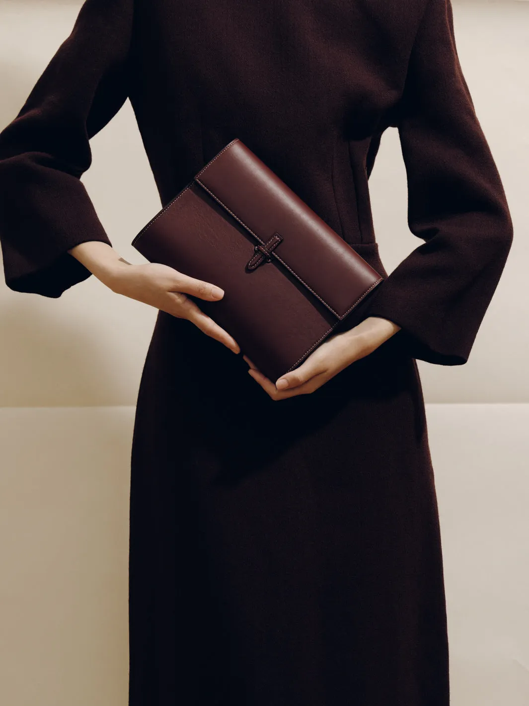 The Large Soft Clutch in Nappa sold by Hunting Season product image thumbnail 4
