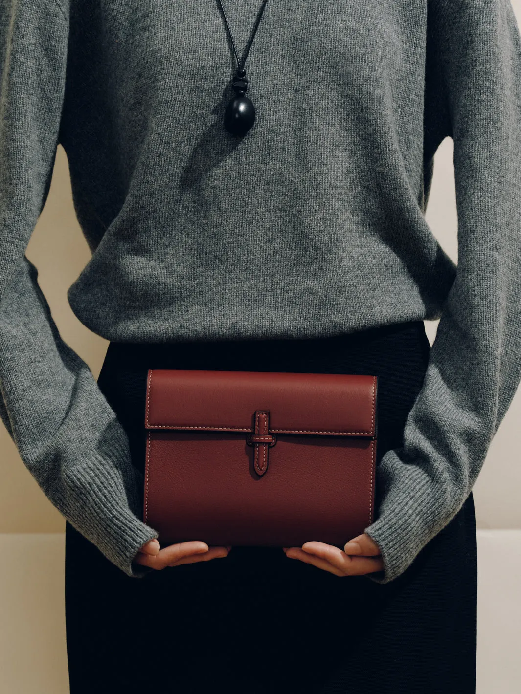 The Small Soft Clutch in Nappa sold by Hunting Season product image thumbnail 4