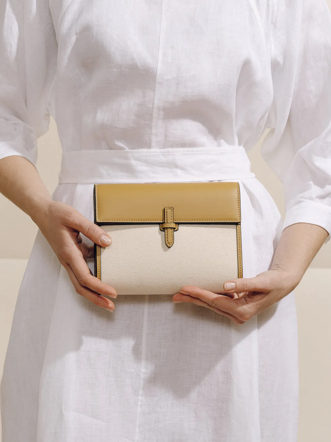 The Small Soft Clutch in Natural Fiber sold by Hunting Season product image thumbnail 2