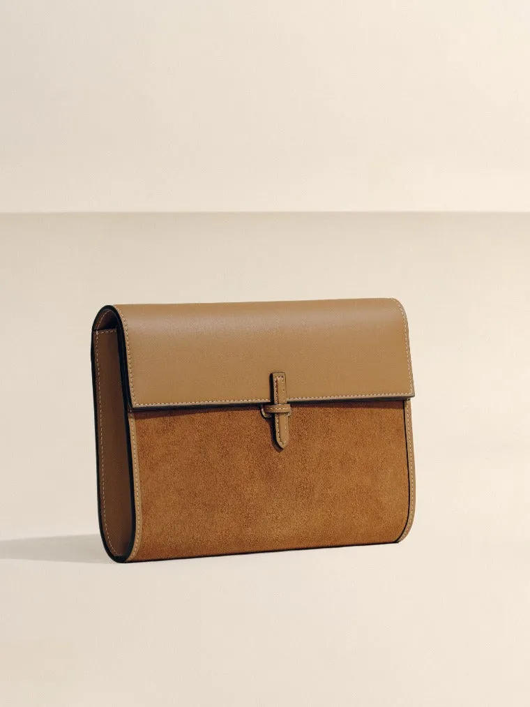 The Large Soft Clutch in Suede sold by Hunting Season product image thumbnail 5