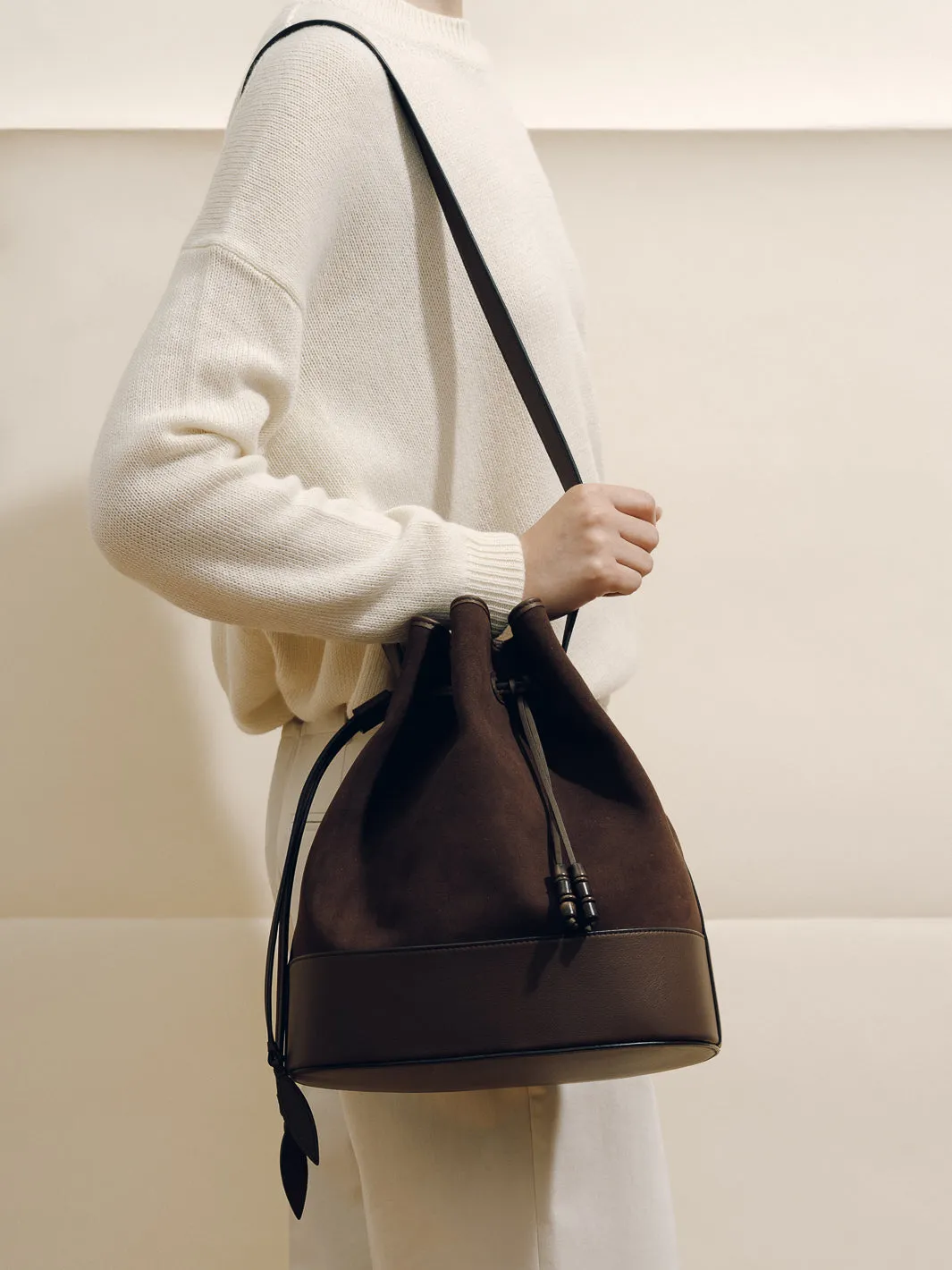 The Extra Large Drawstring in Suede sold by Hunting Season product image thumbnail 5