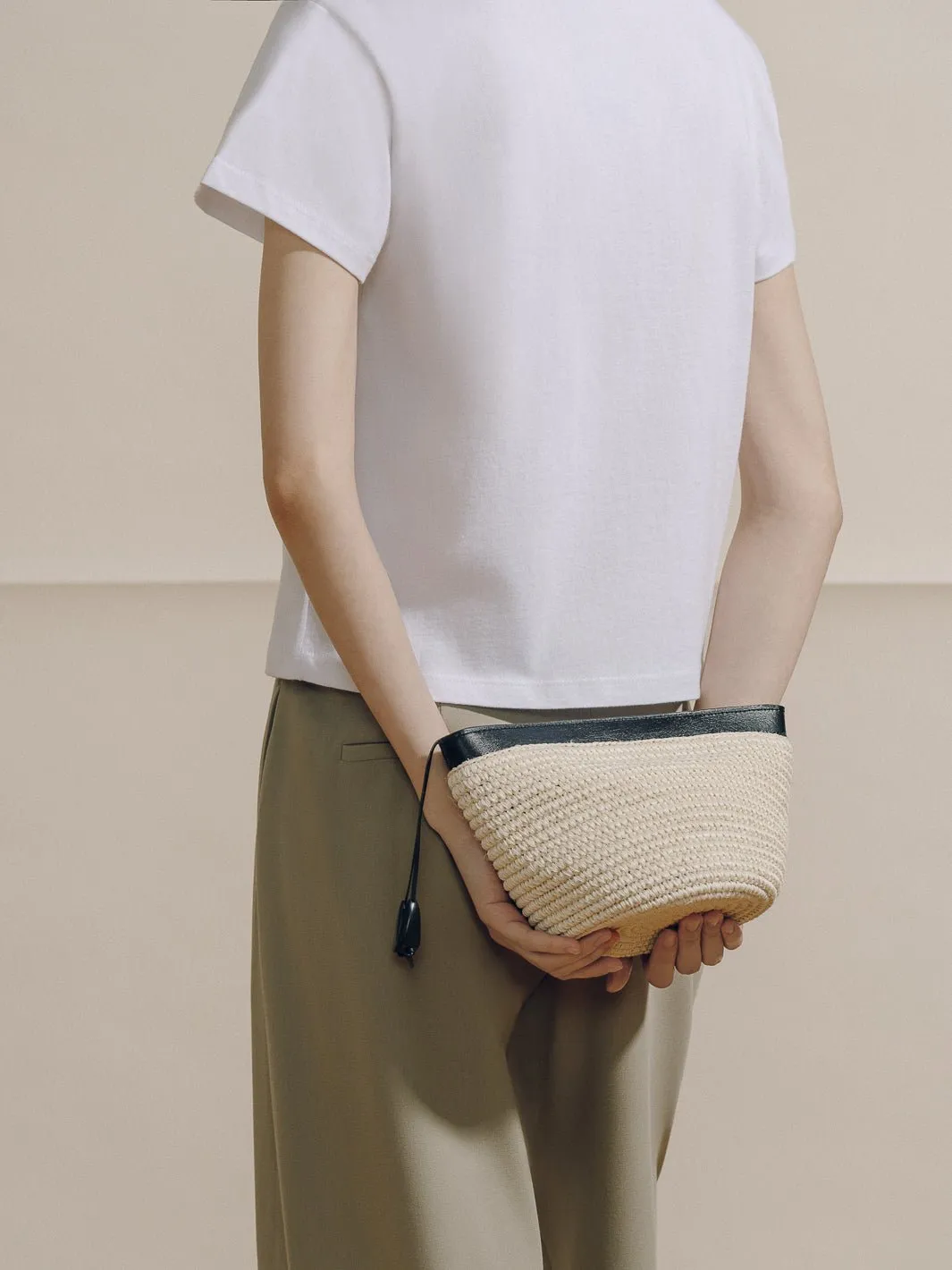 The Medium Zip Clutch in Handwoven Fique sold by Hunting Season product image thumbnail 4