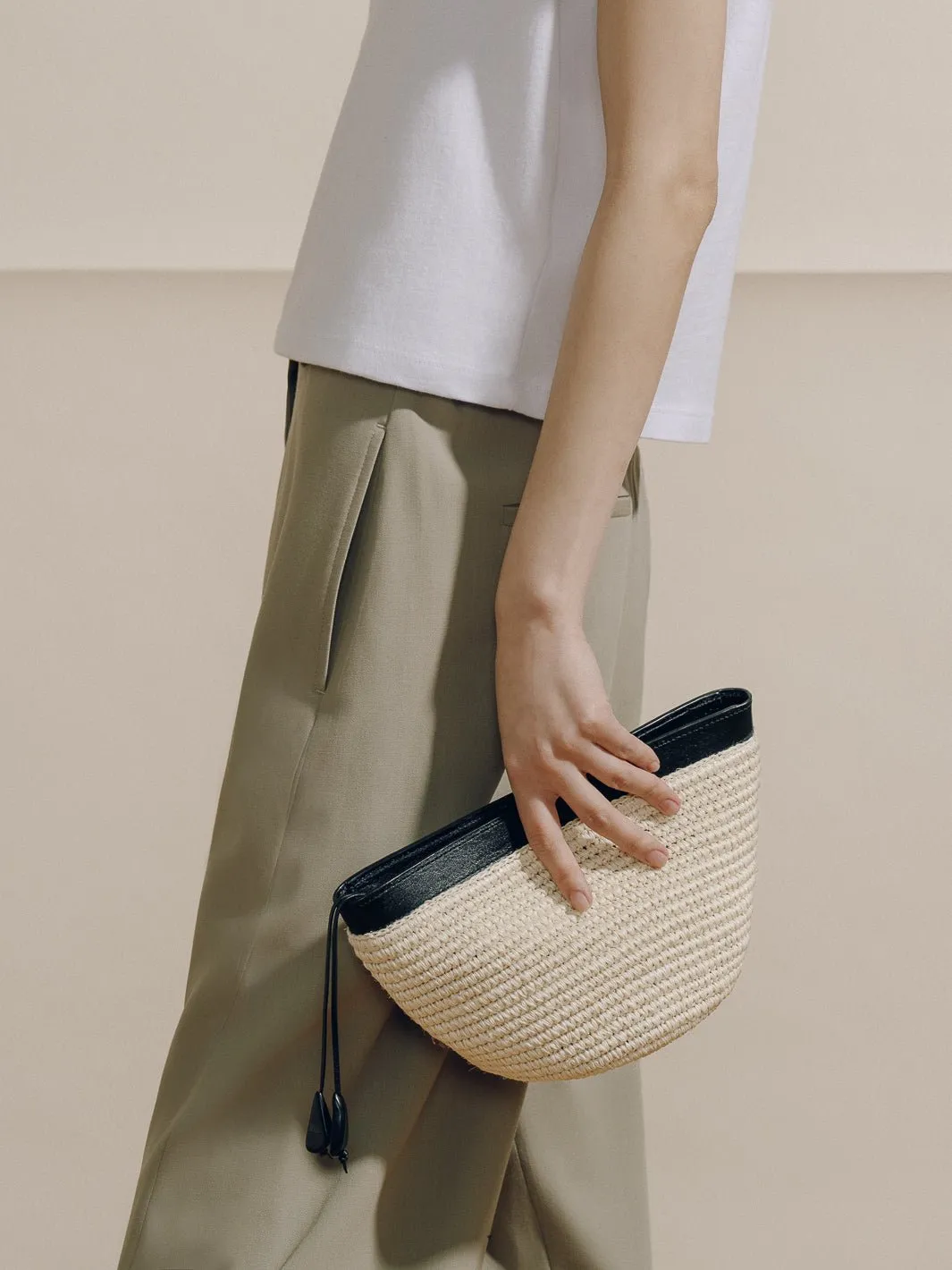 The Medium Zip Clutch in Handwoven Fique sold by Hunting Season product image thumbnail 2
