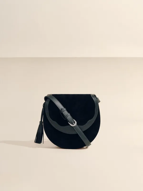 The Small Western Trim Saddle in Suede made by Hunting Season