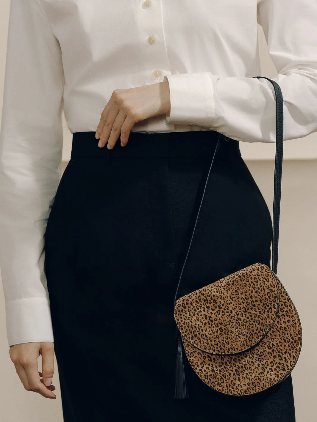 The Small Saddle Bag in Suede | Hunting Season sold by Hunting Season product image thumbnail 4