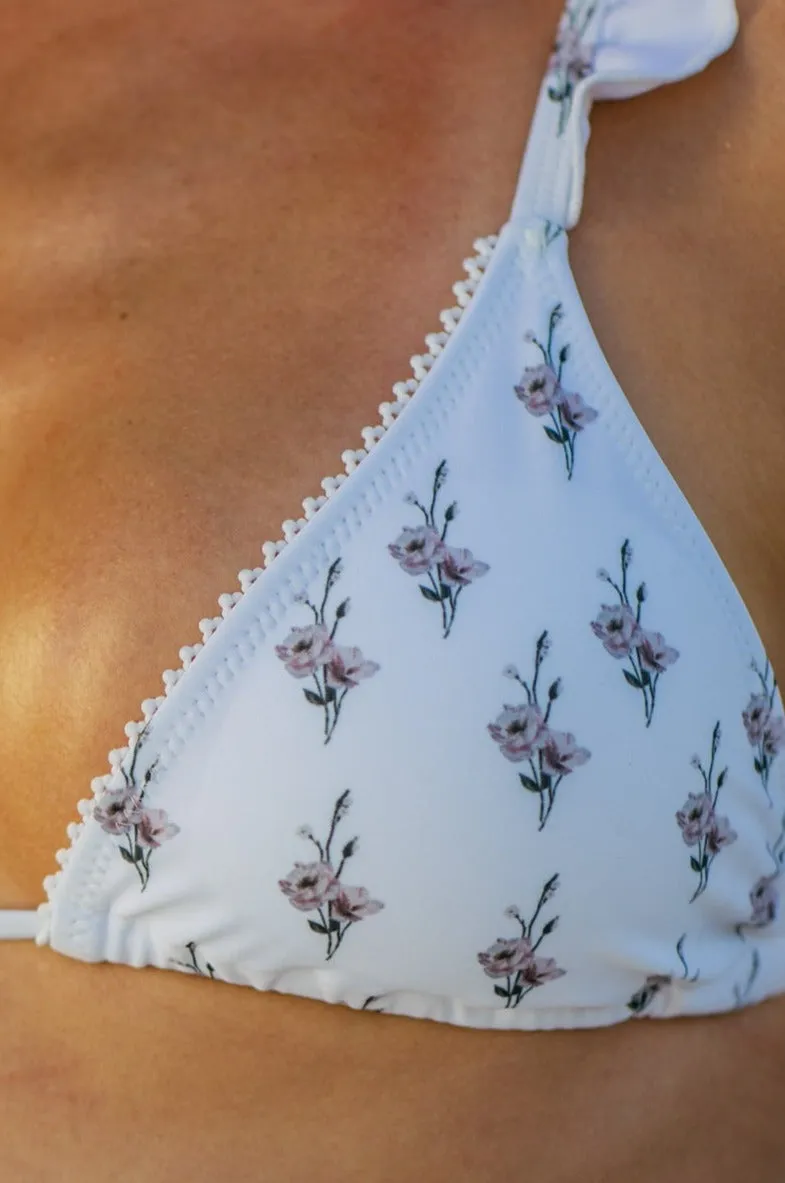 Twila in White Floral Top sold by Ivy Swimwear product image thumbnail 3