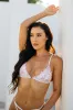 Lucy in Pastel Floral Lace Top sold by Ivy Swimwear