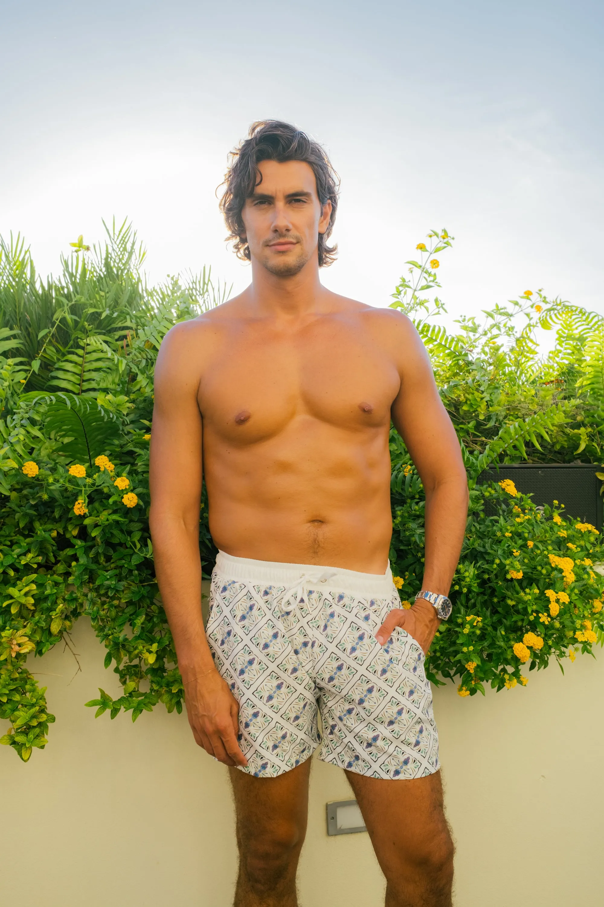 Alessandro in Azzurro Shorts sold by Ivy Swimwear product image thumbnail 4
