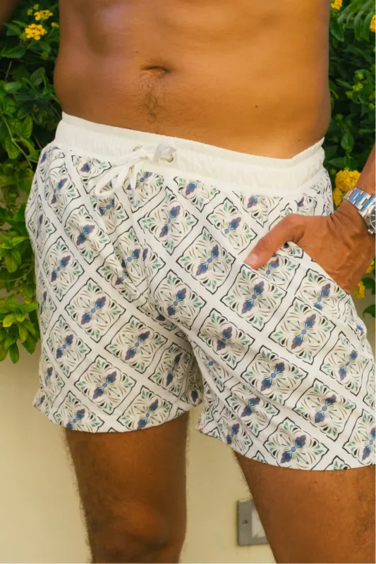 Alessandro in Azzurro Shorts sold by Ivy Swimwear