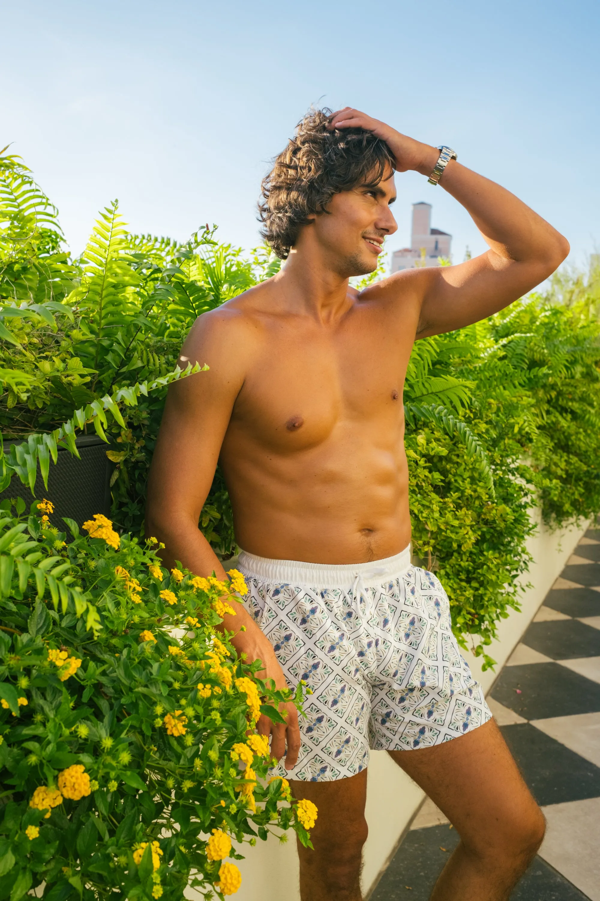 Alessandro in Azzurro Shorts sold by Ivy Swimwear product image thumbnail 2