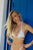 Rose in Pearl White Top sold by Ivy Swimwear