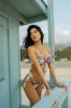 Amarys in Blue Floral Top sold by Ivy Swimwear