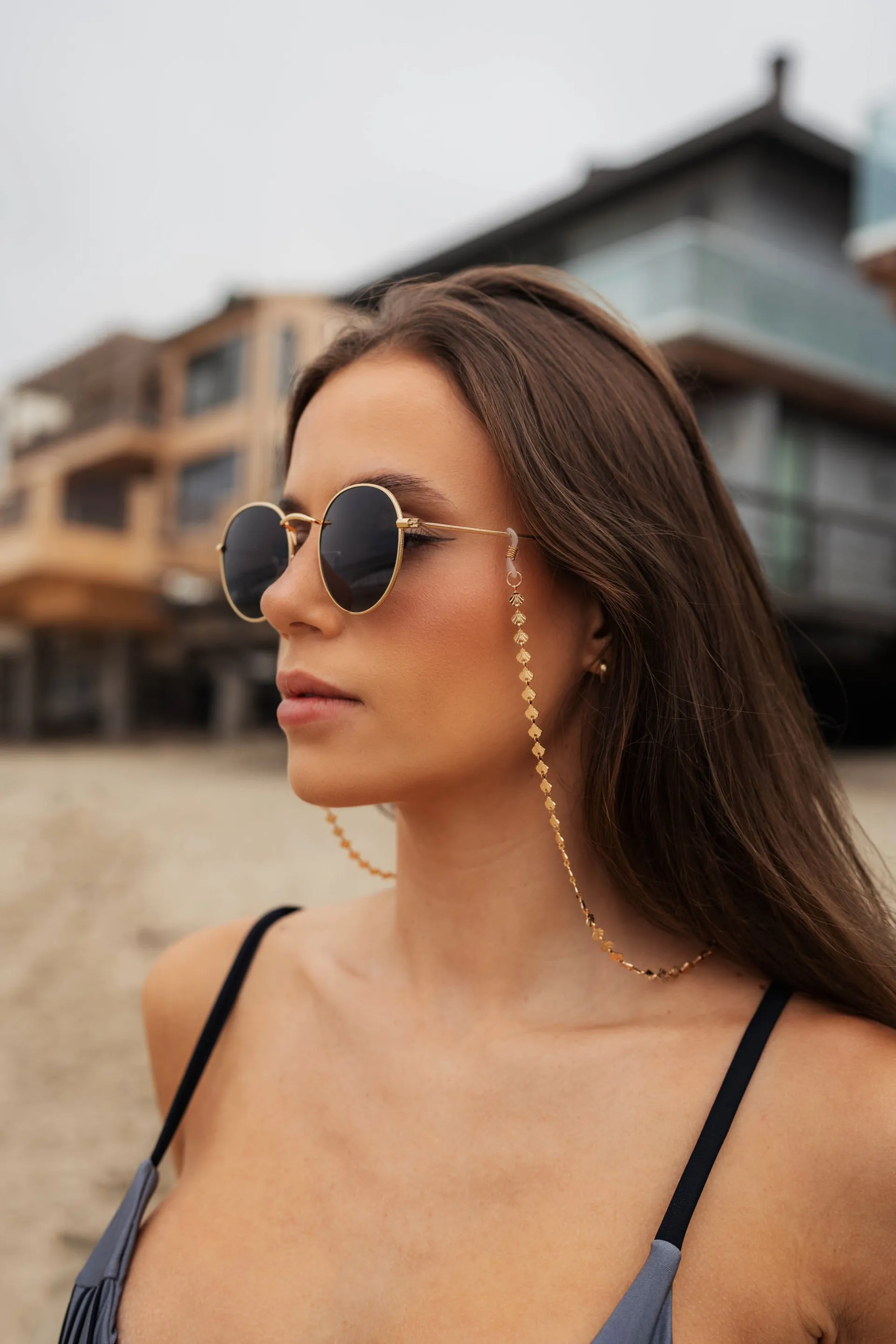 Aurelia Gold Sunglasses Chain sold by Ivy Swimwear product image thumbnail 2