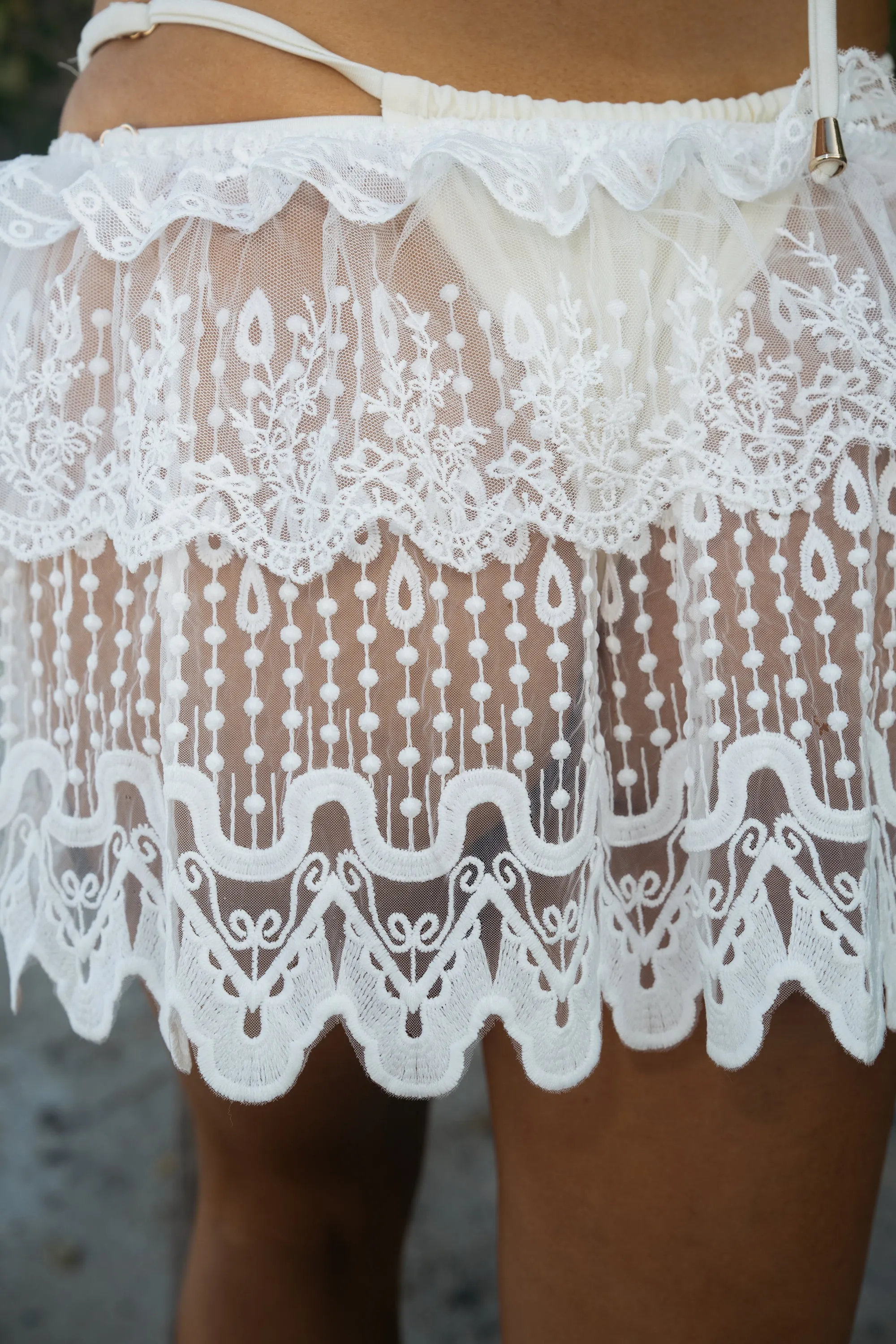 Leah Lace Skirt sold by Ivy Swimwear product image thumbnail 4