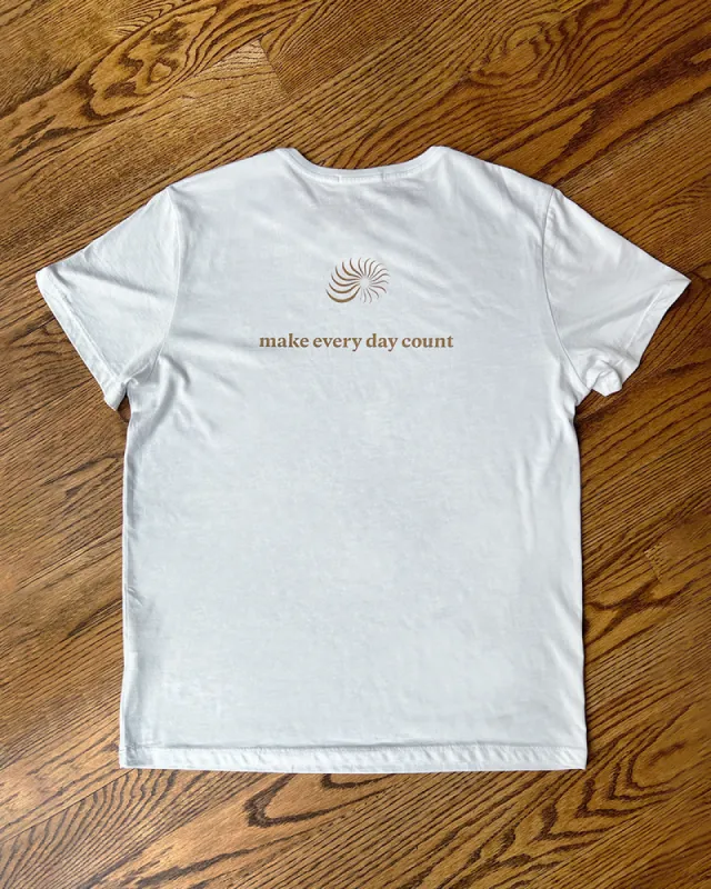 Unisex Make Every Day Count Tee sold by Line in the Sand