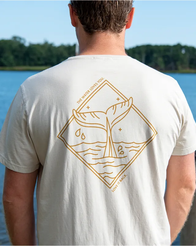 Unisex Whale Love Tee sold by Line in the Sand
