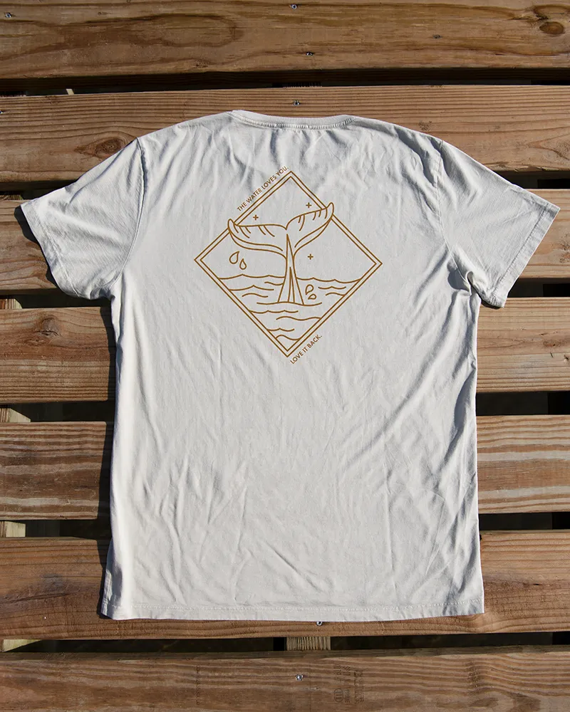 Unisex Whale Love Tee sold by Line in the Sand product image thumbnail 3