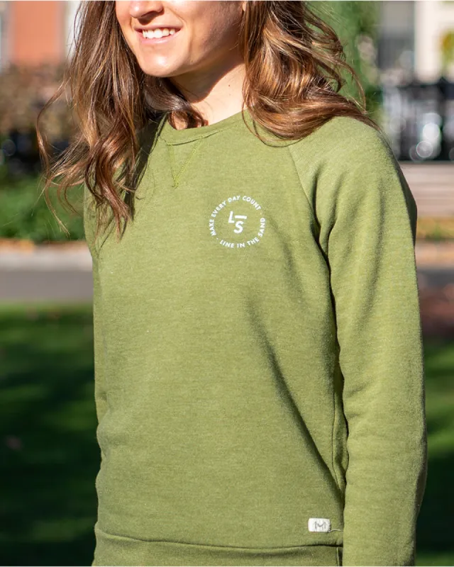 Sherpa Crew Pullover - Sea Meadow sold by Line in the Sand